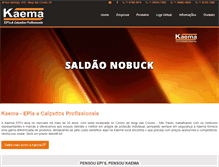 Tablet Screenshot of kaema.com.br